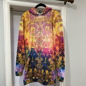COPY - Hippie acid hoodie dress